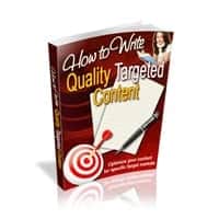 How to Write Quality Targeted Content 2