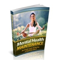 Mental Health Maintenance 2
