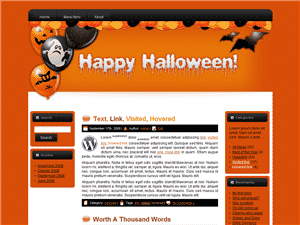 Halloween Site Template 2