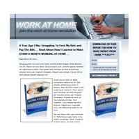 Work At Home Landing Page Template