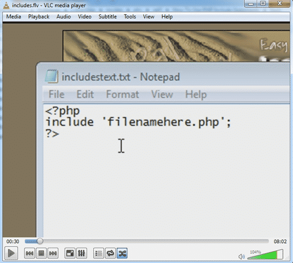 include php file