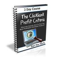 The Clickbank Profit Criteria 1