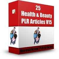 25 Health & Beauty PLR Articles V15
