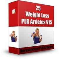 25 Weight Loss PLR Articles V15