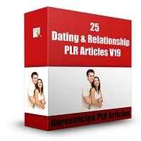 25 Dating & Relationship PLR Articles V19