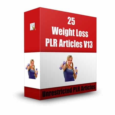 25 Weight Loss PLR Articles V13