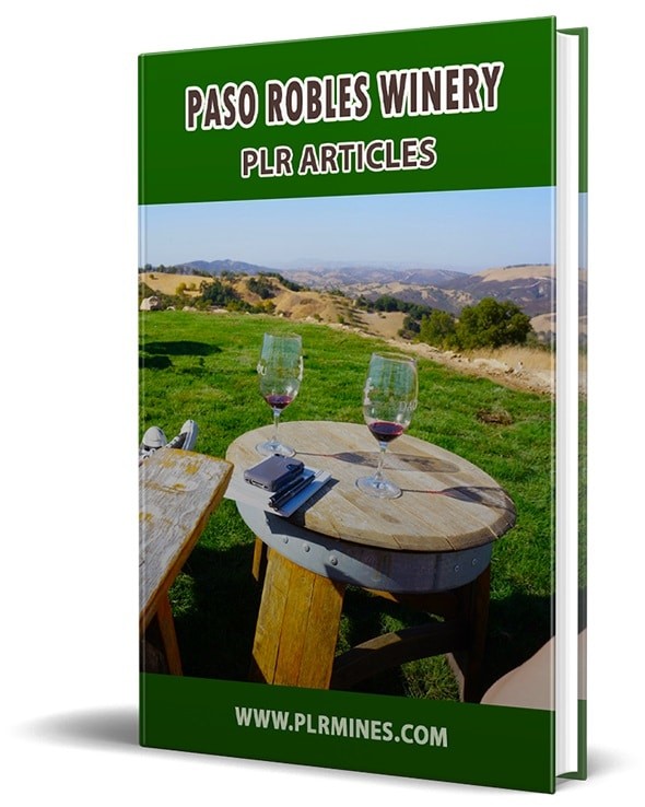 Paso Robles Winery PLR Articles