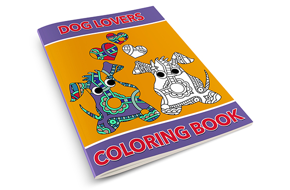 Dog Lovers Coloring Book