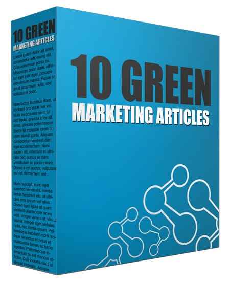 Green marketing digital PLR MRR strategy social media eco-friendly business guide