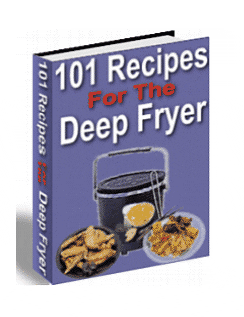 101 Recipes For The Deep Fryer digital cookbook with PLR MRR resell rights