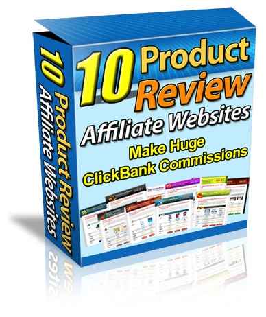 10 Product Review Affiliate Websites with PLR and MRR resell rights for instant income