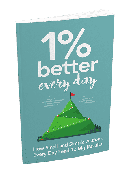 Kaizen self-improvement ebook cover with digital download and PLR/MRR resell rights