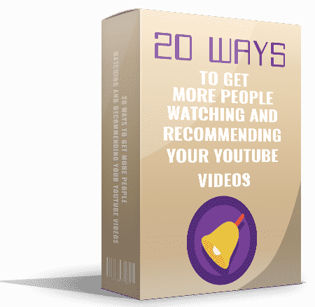 20 Ways to Get More People Watching YouTube video tips digital ebook with PLR MRR resell rights