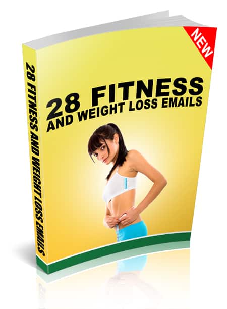 Email autoresponder series for weight loss and fitness with full PLR resell rights, 28 emails ready to use