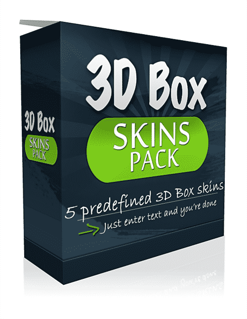 3D Box Templates for eBox covers with PLR/MRR resell rights – digital download instant access