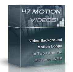 47 professional motion background video loops digital download with resell rights