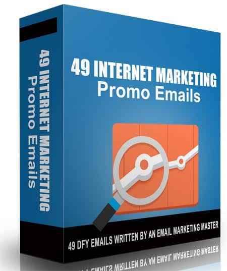 49 internet marketing promo emails for PLR MRR autoresponder series