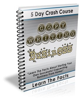 5 Day Crash Course Copywriting Business ecourse digital download PLR MRR resell rights