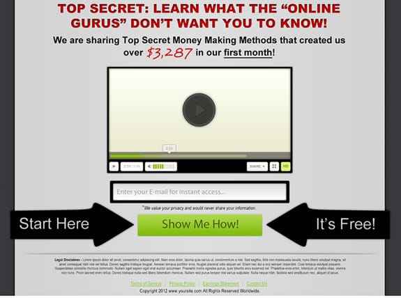 5 squeeze pages with PLR for high opt-in conversions and resell rights