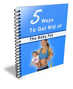 Digital PLR guide on 5 ways to lose baby fat after pregnancy for new mothers