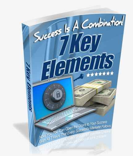 7 Key Elements To Online Success digital PLR MRR resell rights blueprint