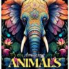 amazing animals mandala coloring book