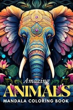 amazing animals mandala coloring book