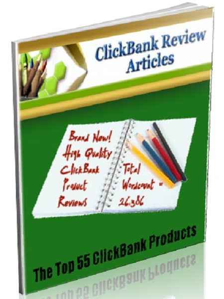 ClickBank reviews PLR digital download cover image for affiliate marketing products