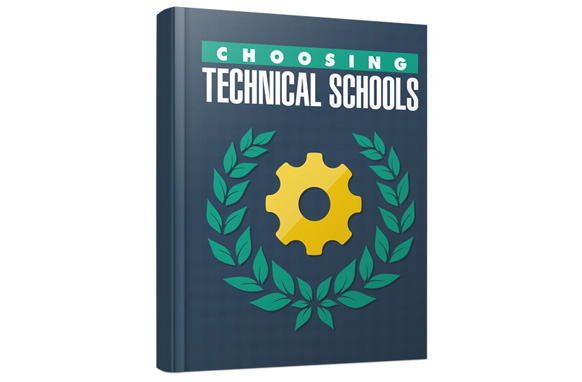 Technical school selection guide digital download PLR MRR resell rights book cover
