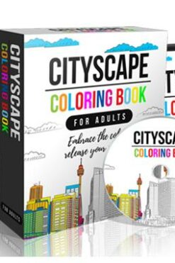 cityscape coloring book for adults