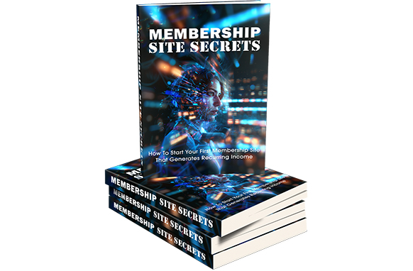 Membership Site Secrets ebook and toolkit for starting a profitable membership site with PLR rights