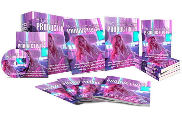 Productivity upgrade package digital PLR MRR training series with video tutorials and resell rights