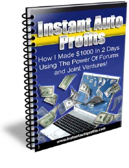 Forum and joint venture money-making report cover – PLR digital product for resell profit