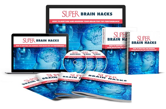 Super Brain Hacks Upgrade Package digital PLR product with training videos and resell rights
