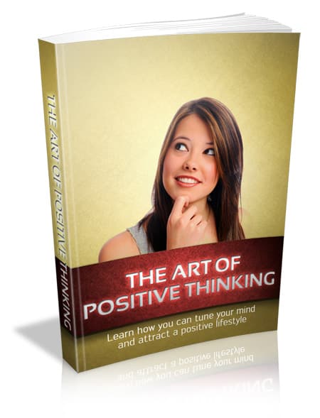 The Art of Positive Thinking ebook cover with instant download and resell rights