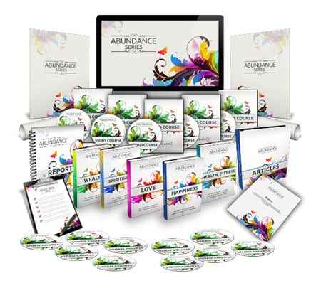 Abundance Video Course for instant download with PLR MRR resell rights to attract wealth health love happiness