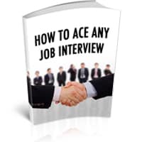 Ace Any Job Interview - digital booklet cover with PLR/MRR resell rights