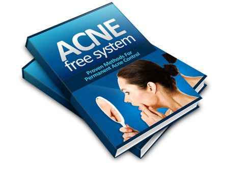 Acne Free System digital download with PLR MRR resell rights - permanent acne removal guide