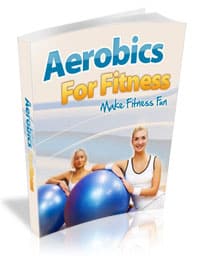 Aerobics For Fitness digital guide with PLR MRR resell rights for weight loss and fitness
