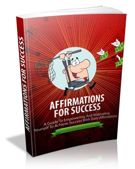 Affirmations For Success digital guide with PLR MRR resell rights – transform your life now