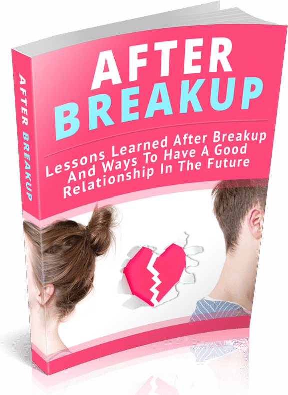 After Breakup ebook cover showing lessons learned after breakup and relationship guidance