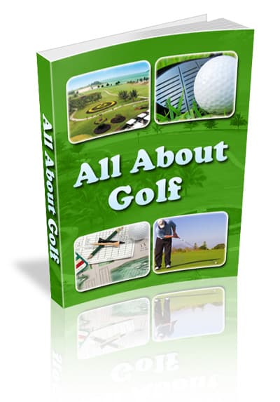 All About Golf digital guide with PLR MRR resell rights for beginners to pros