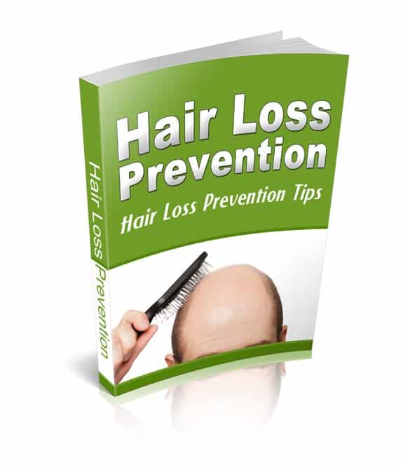 Hair Loss PLR Digital Product Mockup with eBook and resell rights illustration