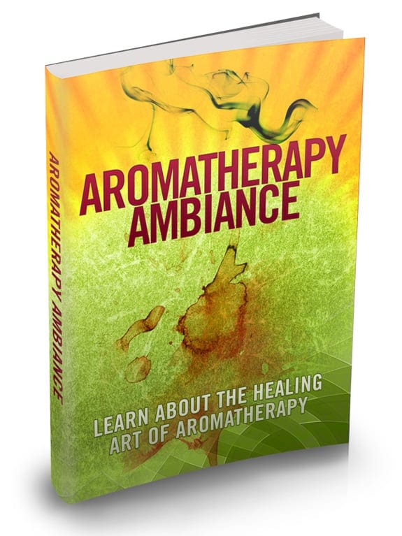 Aromatherapy digital guide with PLR MRR rights - healing essential oils book cover