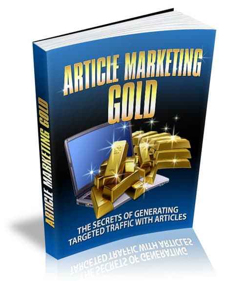 Article marketing blueprint with resell rights driving targeted traffic and building online credibility