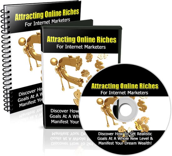 Law of Attraction goal setting course for internet marketers with PLR MRR resell rights