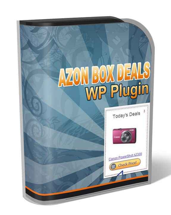 Azon Box Deals WordPress plugin with PLR/MRR resell rights for automatic Amazon Goldbox deals
