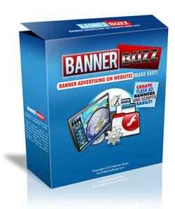 Banner Buzz digital download software for banner advertising with PLR resell rights