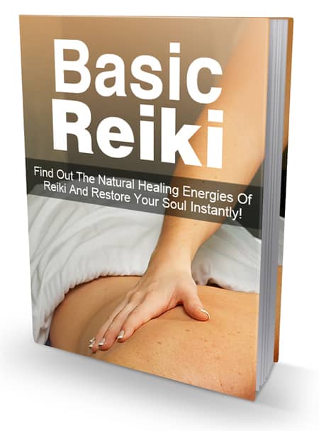 Basic Reiki eBook with natural healing energies and instant digital download with resell rights