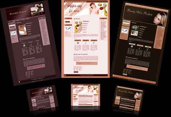 Beauty Salon WP Theme with master resale rights for digital download and reselling
